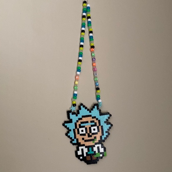 Rick and Morty Kandi Rave Necklaces - Picture 2 of 3
